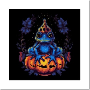 Frog Halloween Posters and Art